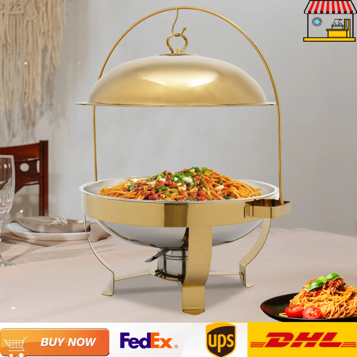 Buffet Food Warmer Trays for Cafeterias and Restaurants