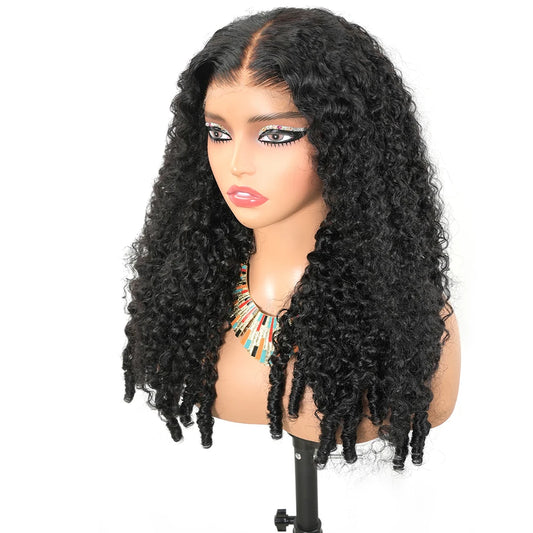 Liwihas Burmese Curly Lace Frontal HairWig TransparentRemy Collection Luxury Edition