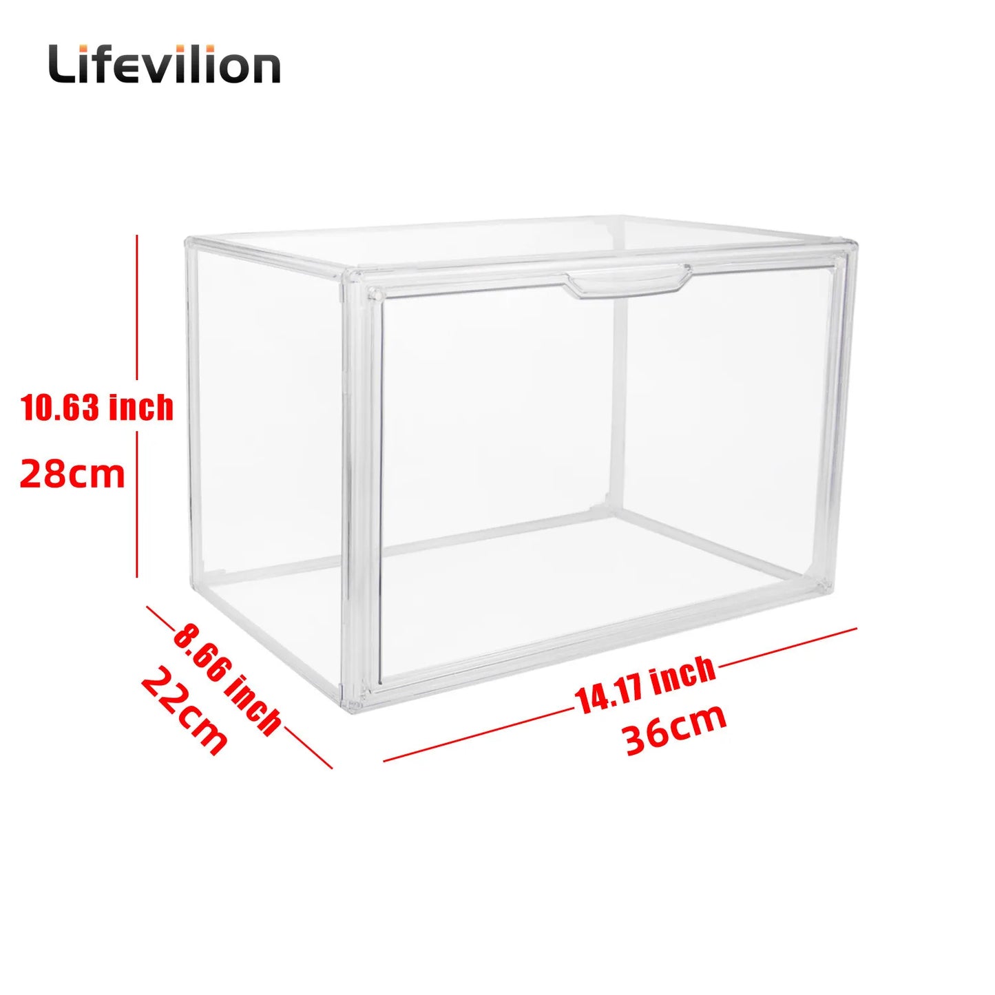 Dustproof Display Case for Figures and Collectibles Storage