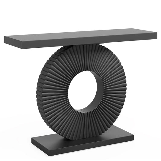 Tribesigns Modern Console Table With Geometric Base Entryway