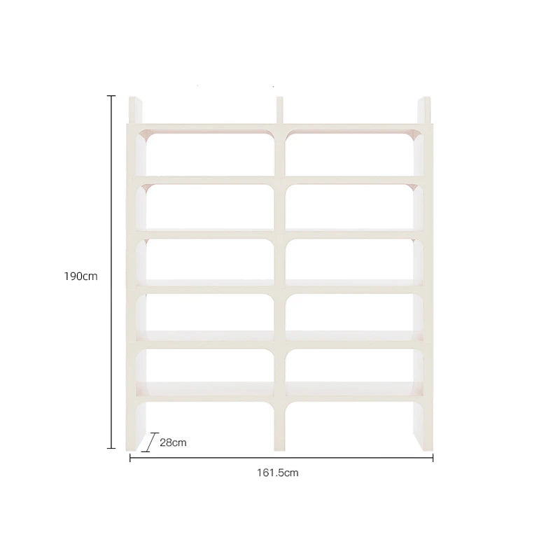 DECOPAI Nordic Modern Multi Function Storage Bookshelf and Side Table