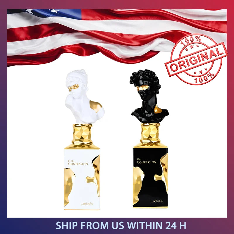 Lattafa His Confession EDP Spray Vanilla Floral Amber Musk