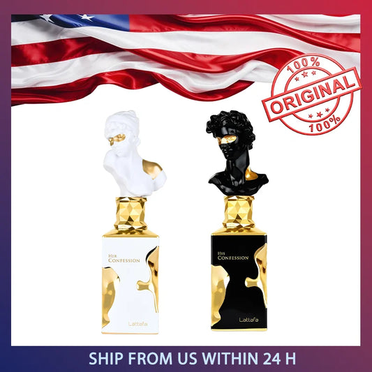 Lattafa His Confession EDP Spray Vanilla Floral Amber Musk