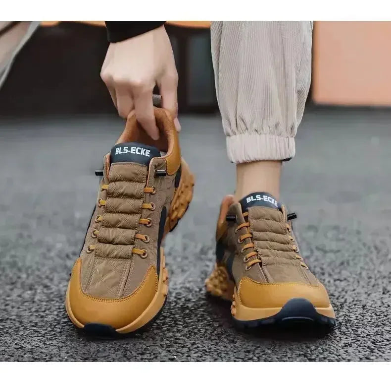 Men Casual Platform Sneakers Breathable Comfortable Shoes
