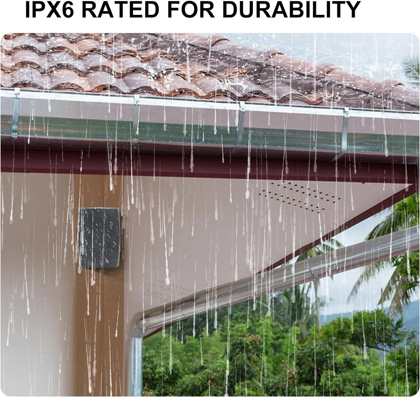 Herdio Outdoor 800W 2 Way Wall Mounted Speakers Waterproof